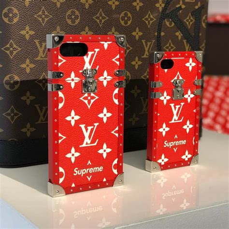 louis vuitton supreme case iphone 8 plus|Louis Vuitton x supreme font.